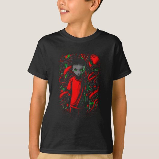 T-shirt Le Garçon et les Machines (Devant)