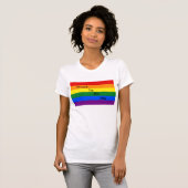 T-shirt Le gay pride de la femme (Devant entier)