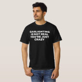 T-shirt Le gazouillis n'est pas réel (Devant entier)