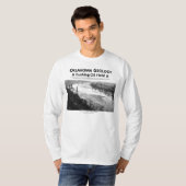 T-shirt Le géant du pétrole de l'Oklahoma - champ de (Devant entier)