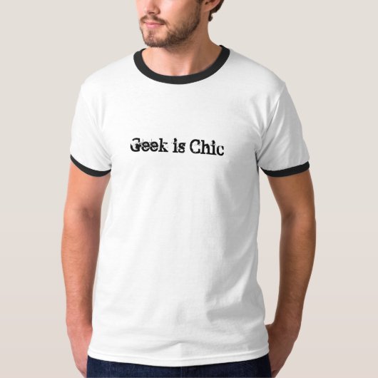 T-shirt Le "geek variable est" conception chic (Devant)