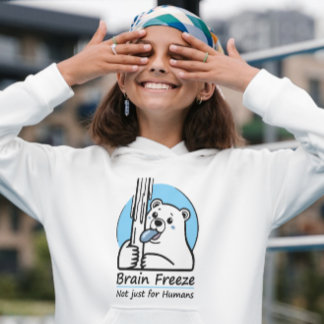 T-shirt Le gel du cerveau pas seulement pour les humains