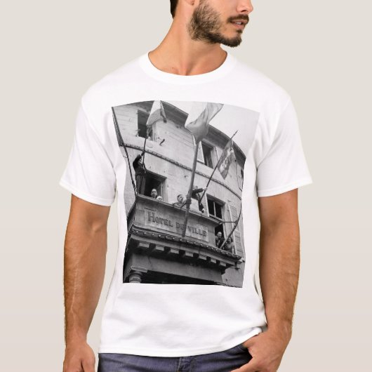 T-shirt Le Général Charles de Gaulle, image de (Devant)