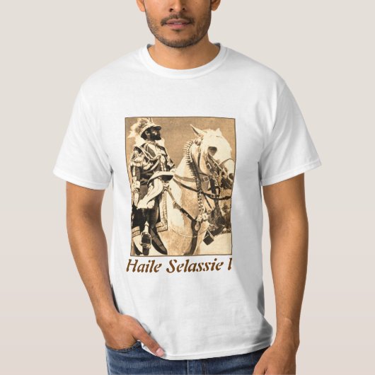 T-shirt Le Général Haile Selassie I Shirt (Devant)