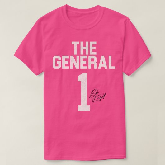 T-shirt Le général Jersey Bobby Knight (Design devant)