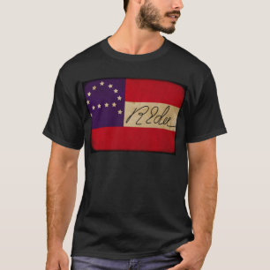 T-shirt Le Général Lee Headquarters Flag avec la signatu