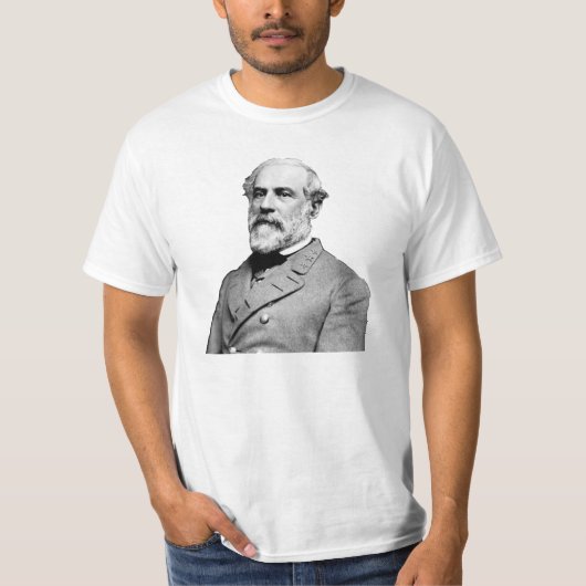 T-shirt Le général Robert E Lee ⭐ Héros de la guerre civil (Devant)