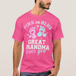 T-shirt Le genre révèle grand-mère