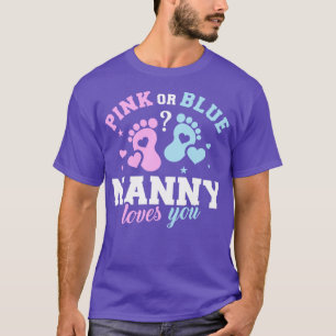 T-shirt Le genre révèle la nounou