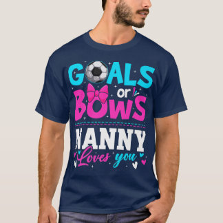 T-shirt Le Genre Révéler Les Objectifs Ou Bows Nanny Vous