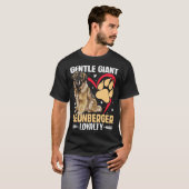 T-shirt Le gentil Giant Leonberger Loyalty Chien (Devant entier)