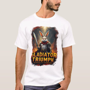 T-shirt Le gladiateur triomphe La lutte avec la vie donne 