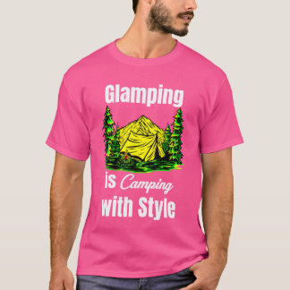 T-shirt Le glamping est du camping avec style Randonneur g