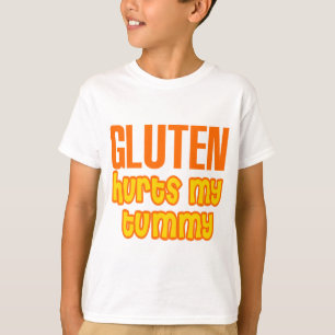 T-shirt Le gluten blesse mon ventre
