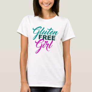 T-shirt Le gluten libèrent la fille