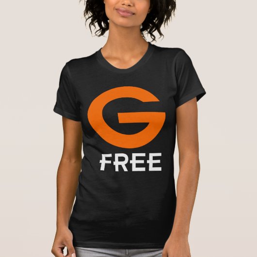 T-shirt Le gluten libre de G libèrent (Devant)