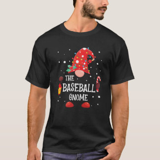 T-shirt Le Gnome De Baseball Matching Family Christmas Gno