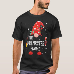 T-shirt Le Gnome Farceur de Noël de Famille Correspondant