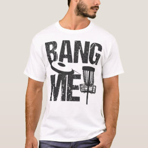 T-shirt Le golf de disque me frappent rétro cadeau de