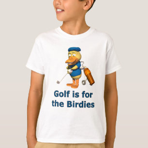 T-shirt Le golf est pour les oiseaux