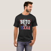 T-shirt Le Gouverneur Beto Pour Le Texas (Devant entier)