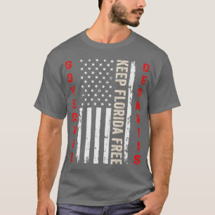 T-shirt Le gouverneur Ron Desantis garde la Floride libre