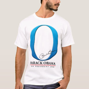 T-shirt Le grand bleu O - Barack Obama pour le président