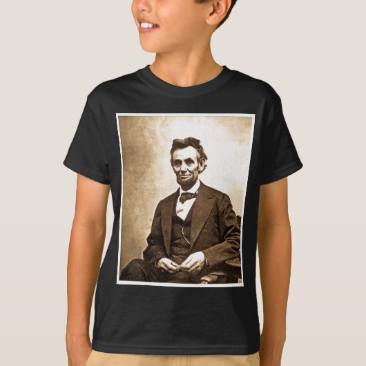 T-shirt Le grand émancipateur Abe Lincoln (1865) (Devant)