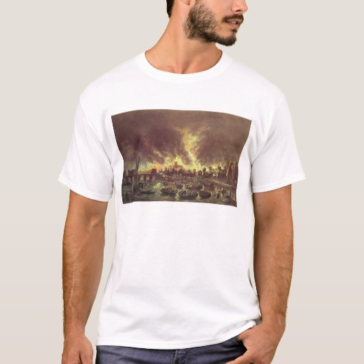 T-shirt Le grand feu de Londres, 1666 (Devant)