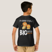 T-shirt le grand frère de l'faire-part de la grossesse de (Dos entier)