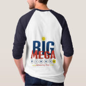 T-shirt le grand gagnant de la journée de célébration lote (Dos)