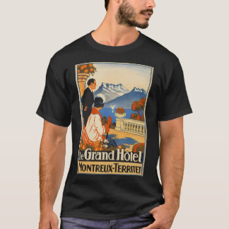 T-shirt Le Grand Hotel Montreux Territet 1925 Par Audino V