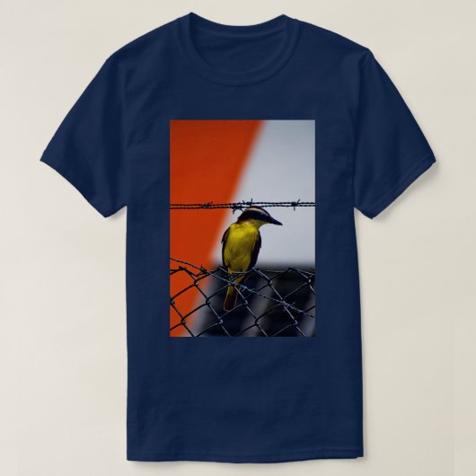 T-shirt Le Grand Kiskadee Est Un Oiseau Très Frappant (Design devant)