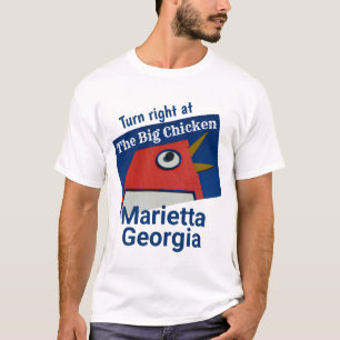 T-shirt Le grand poulet - Marietta GA
