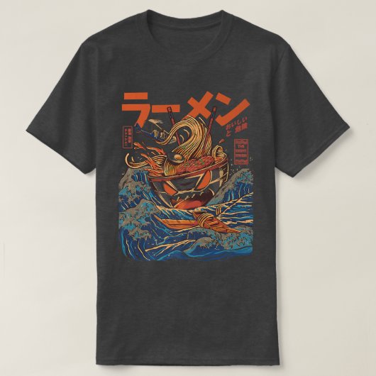 T-shirt Le Grand Ramen De Kanagawaa2888 (Design devant)