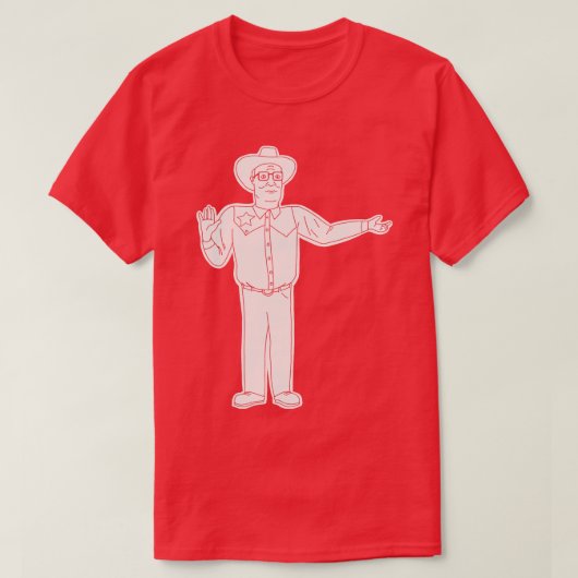 T-shirt Le grand roi de la colline (Design devant)