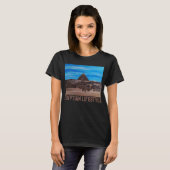 T-shirt Le Grand Sphinx et la Pyramide de Khafre (Devant entier)