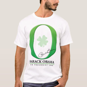 T-shirt Le grand vert O - Barack Obama pour le président