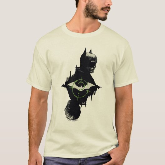 T-shirt Le graphique à deux caractères Batman & The Riddle (Devant)