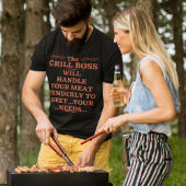 T-shirt Le Grill Boss Gèlera Votre Viande Tendely