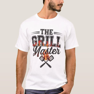 T-shirt Le Grill Master - Tirage Gras BBQ
