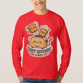 T-shirt Le grille-pain heureux | Tee-shirt autocollant pet