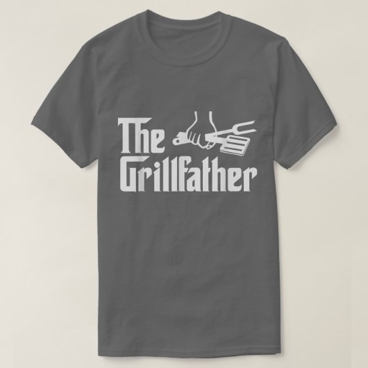 T-shirt Le Grillfather    TFunny T pour papa oncles  (Design devant)