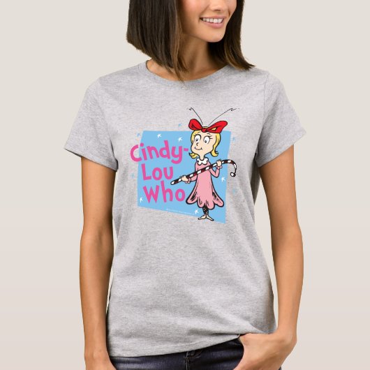 T-shirt Le Grinch | Cindy-Lou Qui - Sucre de canne (Devant)