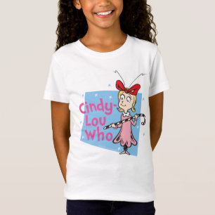 T-Shirt Le Grinch Cindy-Lou Who - Bâton de bonbon