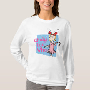 T-shirt Le Grinch Cindy-Lou Who - Canne de bonbon