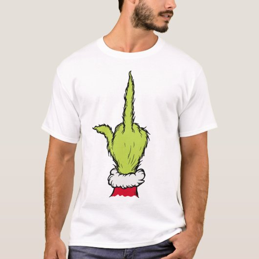 T-shirt Le Grinch – Doigt d’Honneur Noël (Devant)