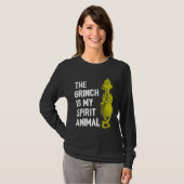 T-shirt Le Grinch est mon animal spirituel Citation T-Shir (Devant entier)