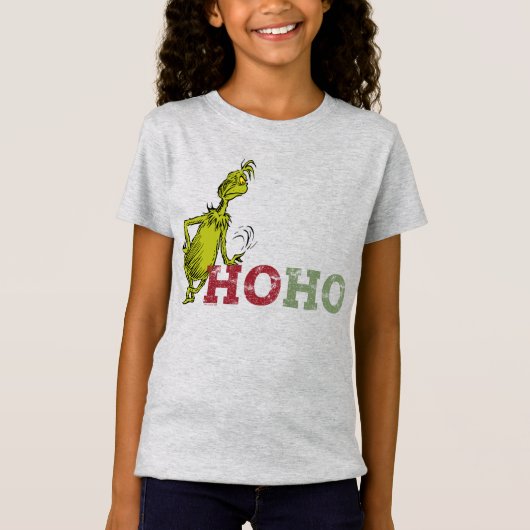 T-Shirt Le Grinch | Ho Ho Ho (Devant)