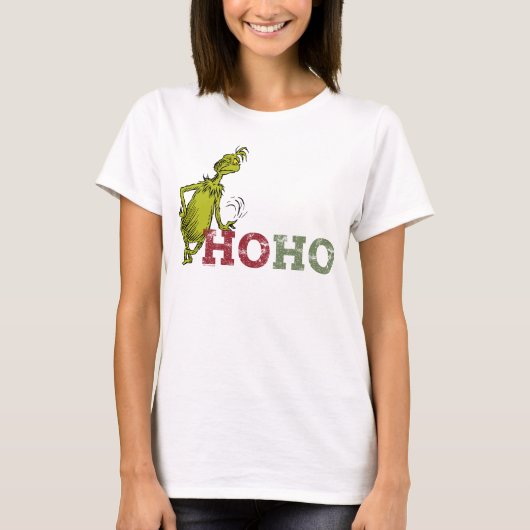 T-shirt Le Grinch | Ho Ho Ho (Devant)